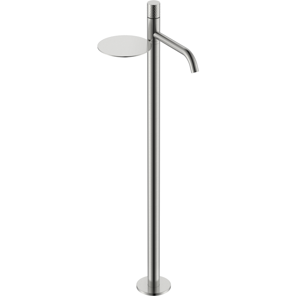 Напольный смеситель для раковины Boheme Stick 120-NB Nickel Brush DIAMOND