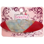 Заколка - автомат «ЭКЛЕР», форма овал, тайра, микс 5 цветов, 9*2,7см (блистер Кокетка)