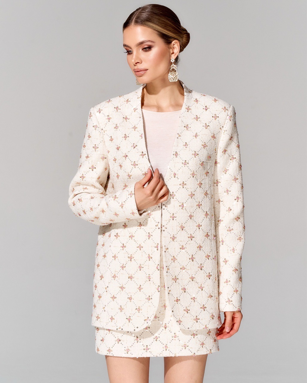 Жакет из премиального твида