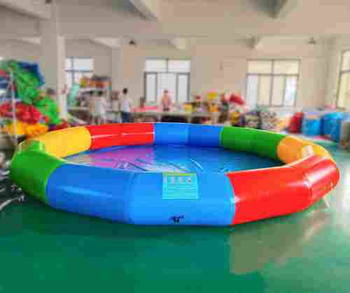 Круглый надувной бассейн «Разноцветный», 6*6*0,65 м