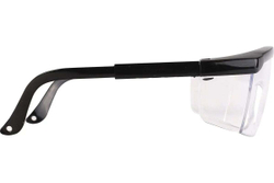 Защитные очки Patriot PPG-5 открытые, прозрачные, черная окантовка 880124395