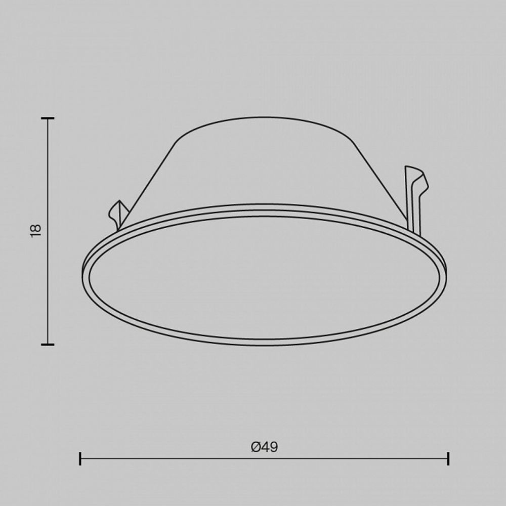 Кольцо декоративное Maytoni Wise Ring057-7-B