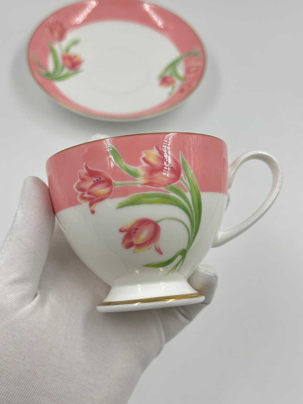 Чайная пара с тюльпанами Yves Saint Laurent