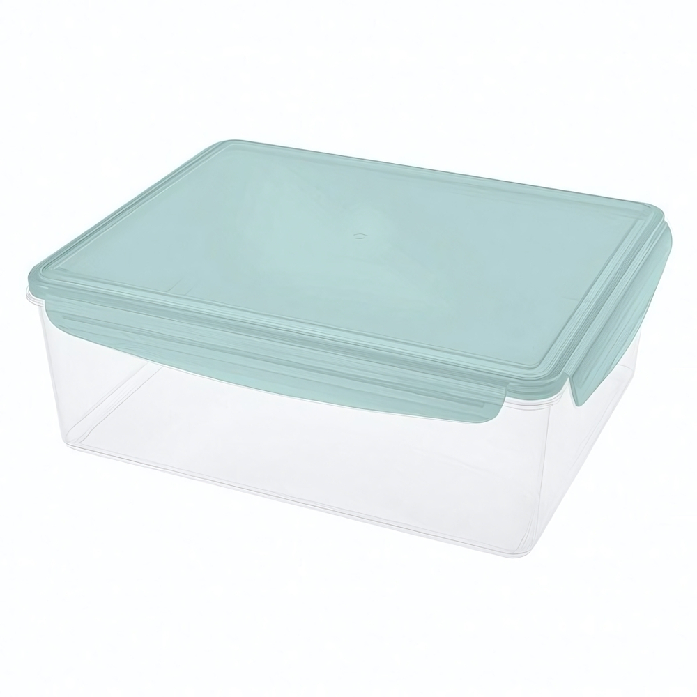 Контейнер для холодильника и микроволновой печи "smart lock" 5,4л (светло-голубой)