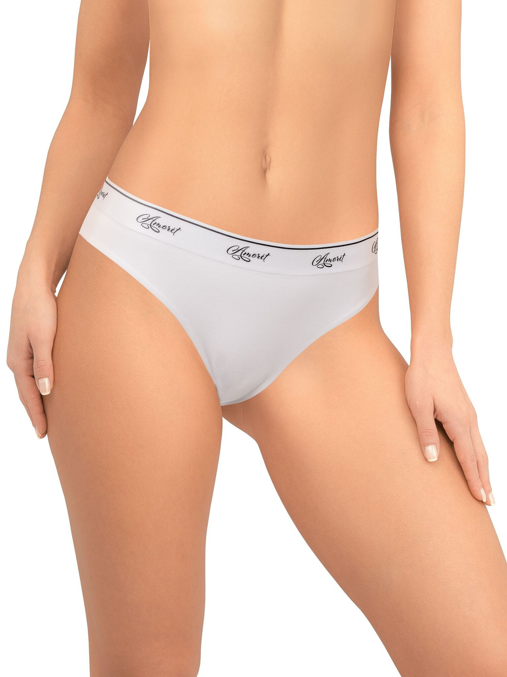 Трусики-слипы из двойного хлопкового полотна (Размер: M) (Цвет: черный)