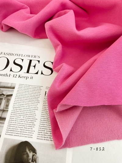 РОЗОВЫЙ - Футер 3х нитка НАЧЕС карде (ОЗ59)