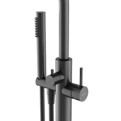 Смеситель для ванны напольный Sancos Etna, вороненая сталь, арт. SC9009GG