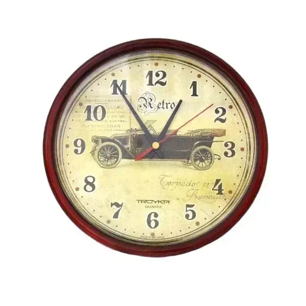 Часы наст. круглые Retro автом. d=23см