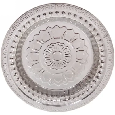 Поднос металлический «Цветок» 24см