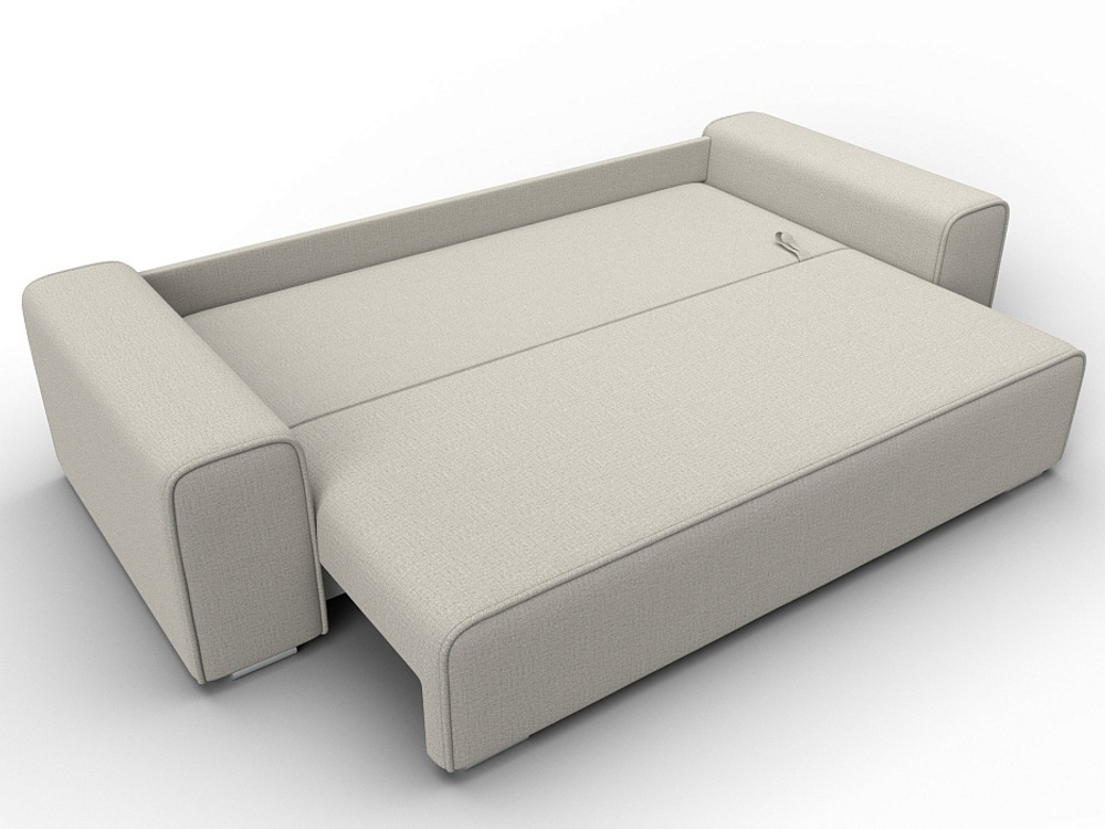 Диван прямой Лига-029, Амур 02 РОГОЖКА бежевый