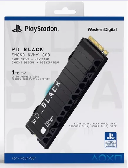 Внутренний накопитель PS5 WD SN850P NVMe SSD 1TB Playstation