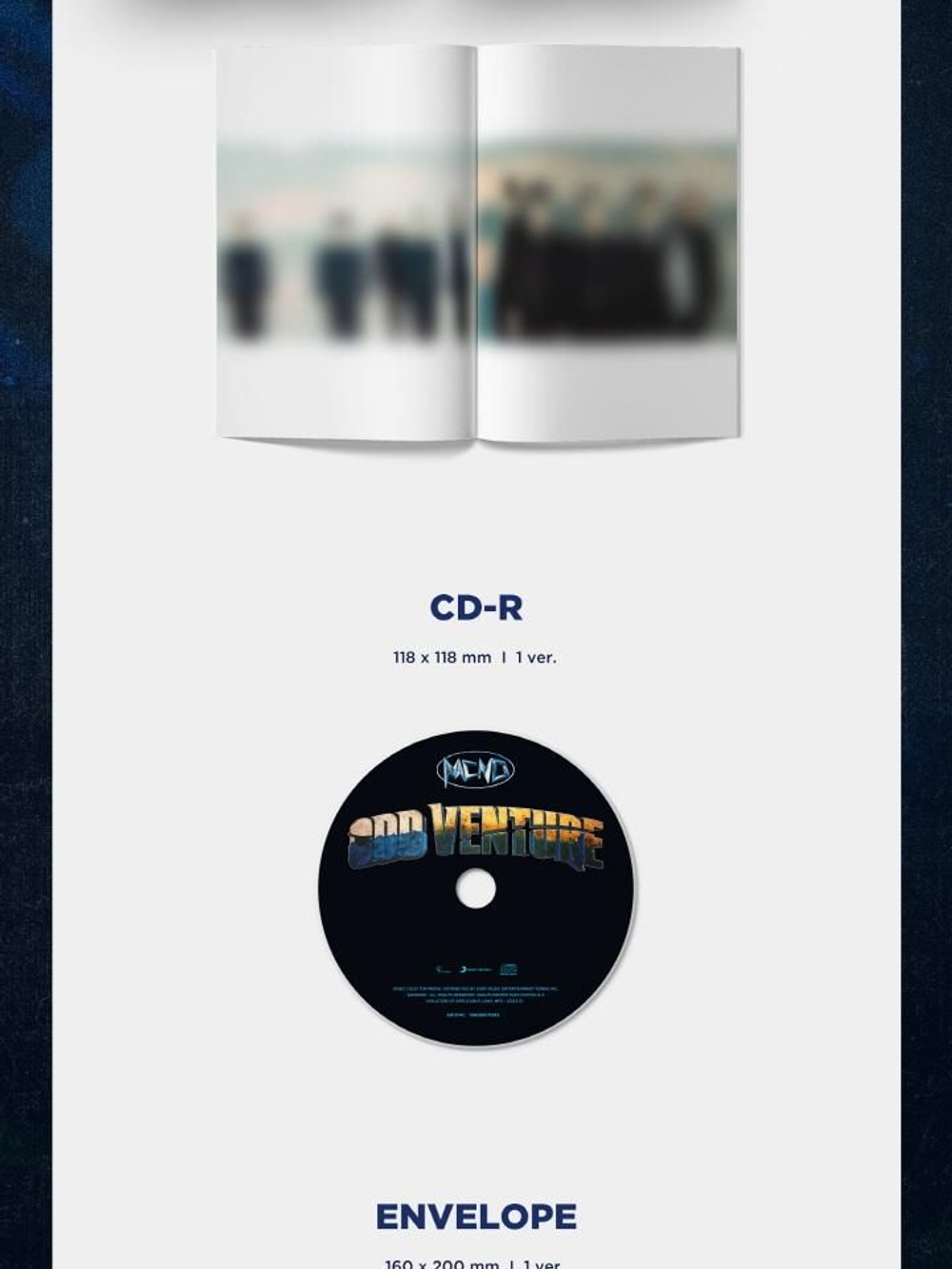 Альбом MCND - ODD-VENTURE 5th Mini Album PHOTOBOOK Version