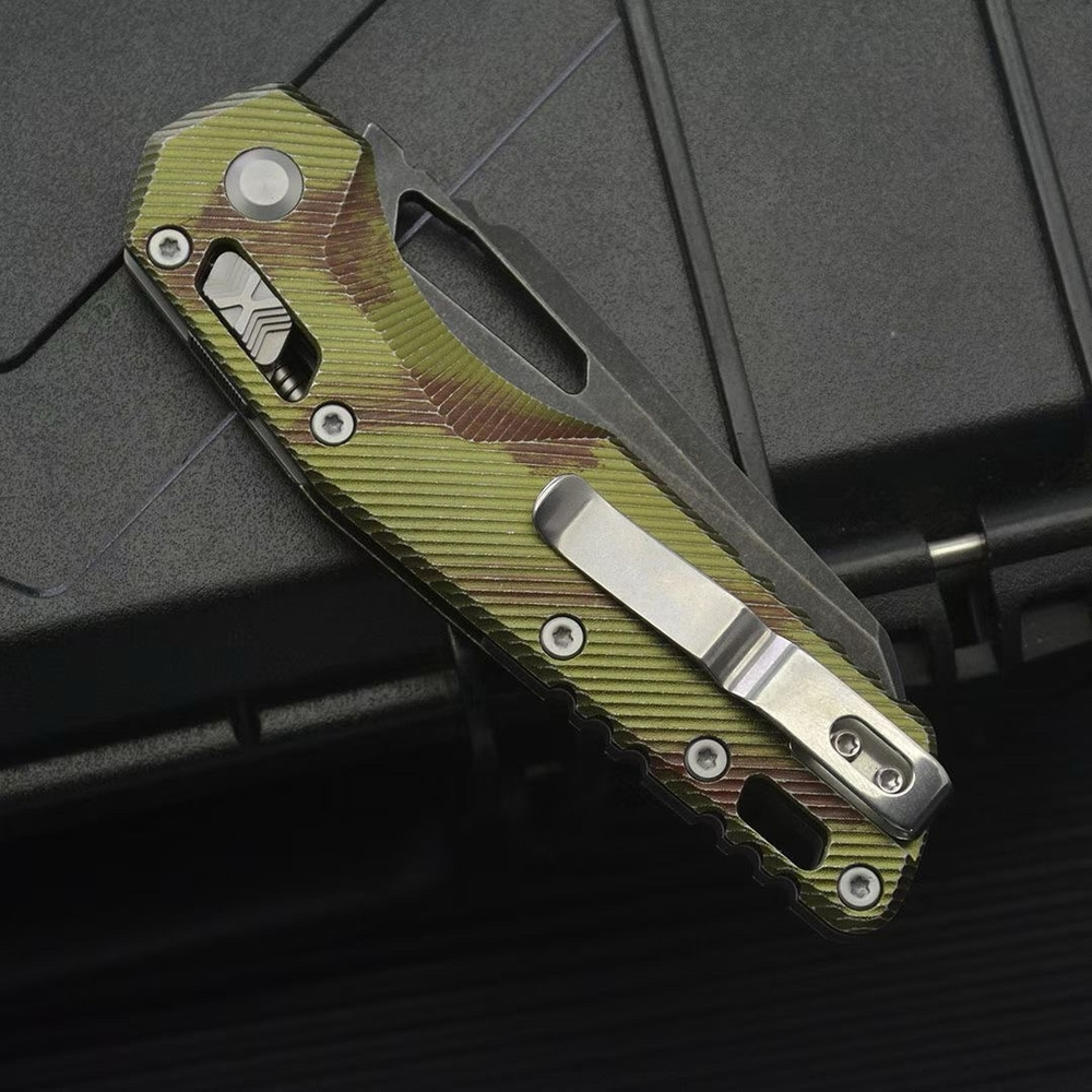 ПРЕДЗАКАЗ Нож Microtech 210-1FLOBS MSI Outbreak Aluminum Signature - УСЛОВИЯ В ОПИСАНИИ