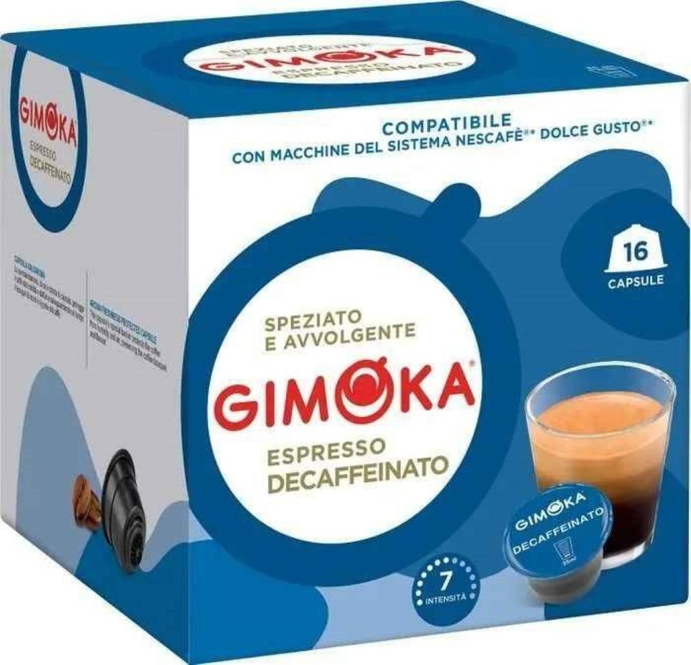 Кофе в капсулах Dolce Gusto Gimoka Decafаeinato 16 шт