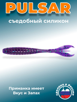 Силиконовая приманка PULSAR 4,0"(6шт) 100мм, цвет 007