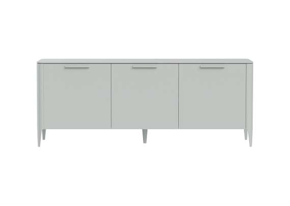 Тумба Type 3 двери ширина 180 см (светло-серый)