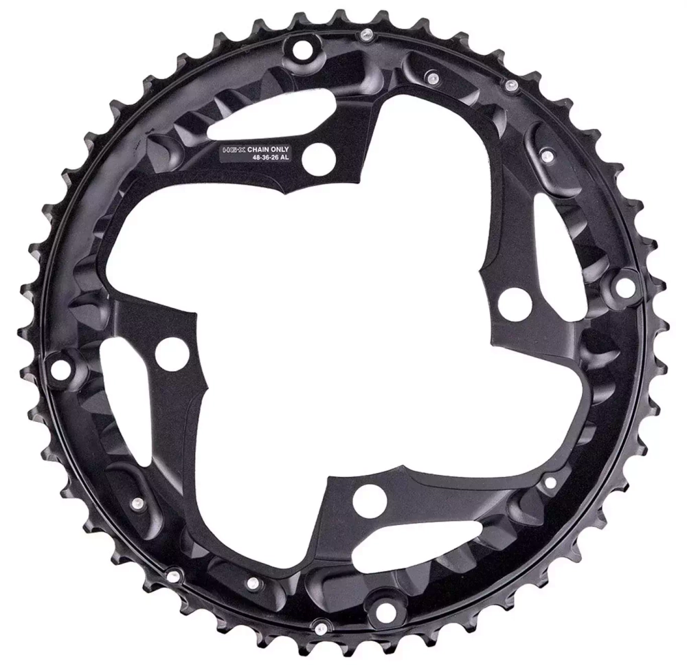 Звезда передняя 44T-AE черный Deore FC-T611 для Chain Guard