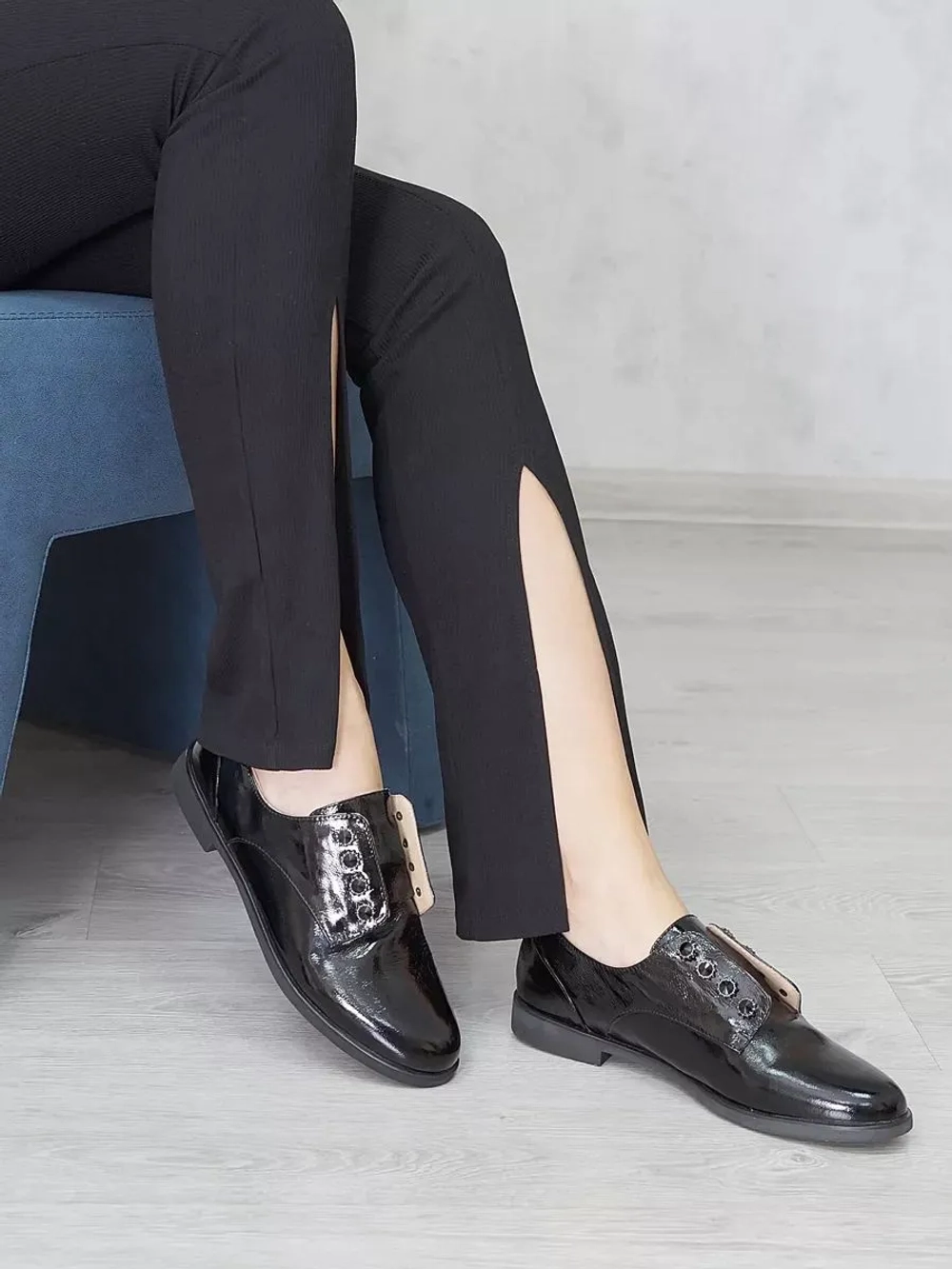 Туфли женские натуральная лакированная кожа