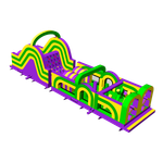 Надувной батут «Длинная полоса препятствий» 16*4*5 м