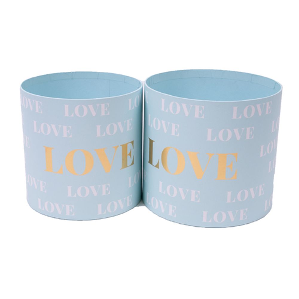 Набор/2шт Love 185*17/16*165 НЕЖНО-ГОЛУБОЙ