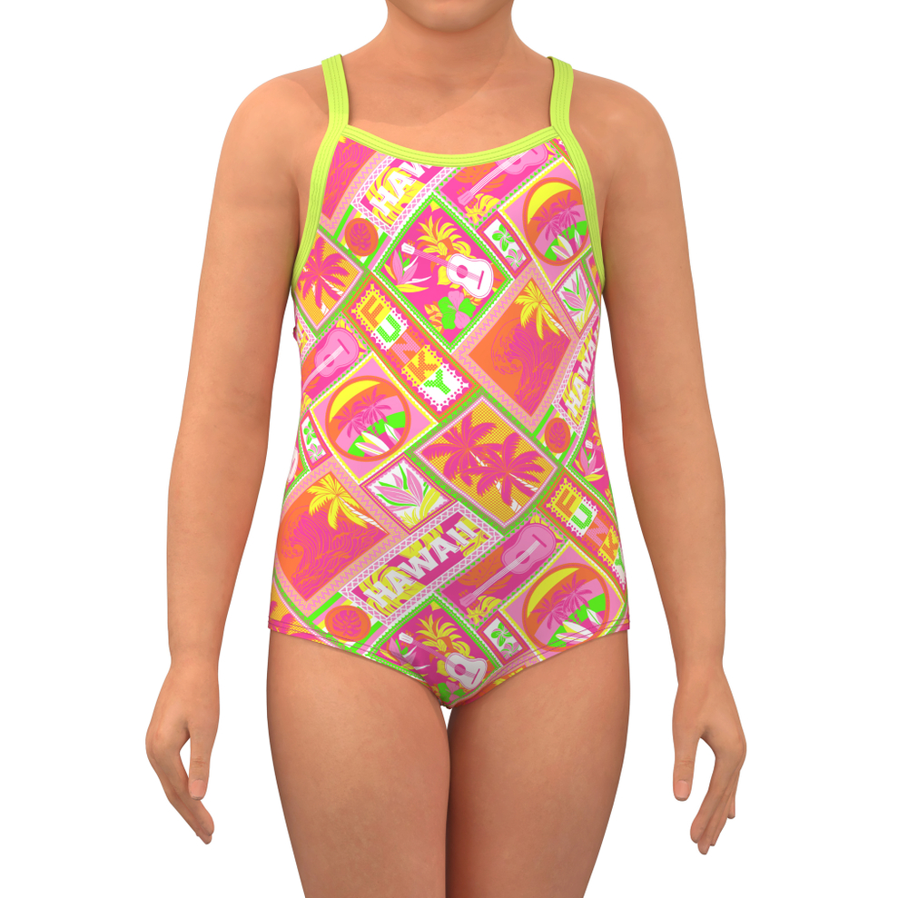 Купальник FUNKITA Toddler Girl's Hula Bula