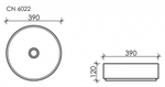 Рукомойник Ceramica Nova Element 39 см CN6022