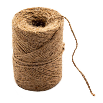 Шнур банковский джутовый 100 м, сменный блок, вес 120 гр +- 10%, Сибртех
