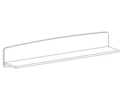 Полка навесная "Калгари" гостиная