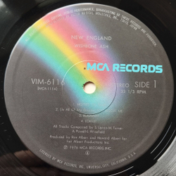 Винтажная виниловая пластинка LP Wishbone Ash New England (Japan 1976) (No Obi) Mother Of Pearl