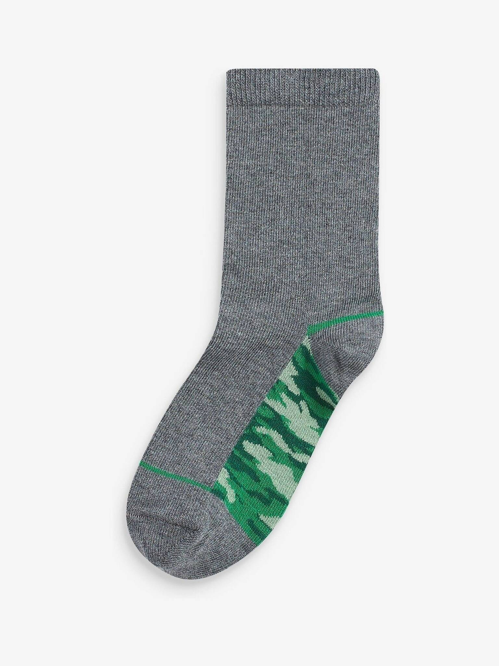 Носки хлопковые для мальчика Next 907-049, 7 шт., Серый