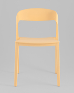 Стул Moris пластик бледно-желтый