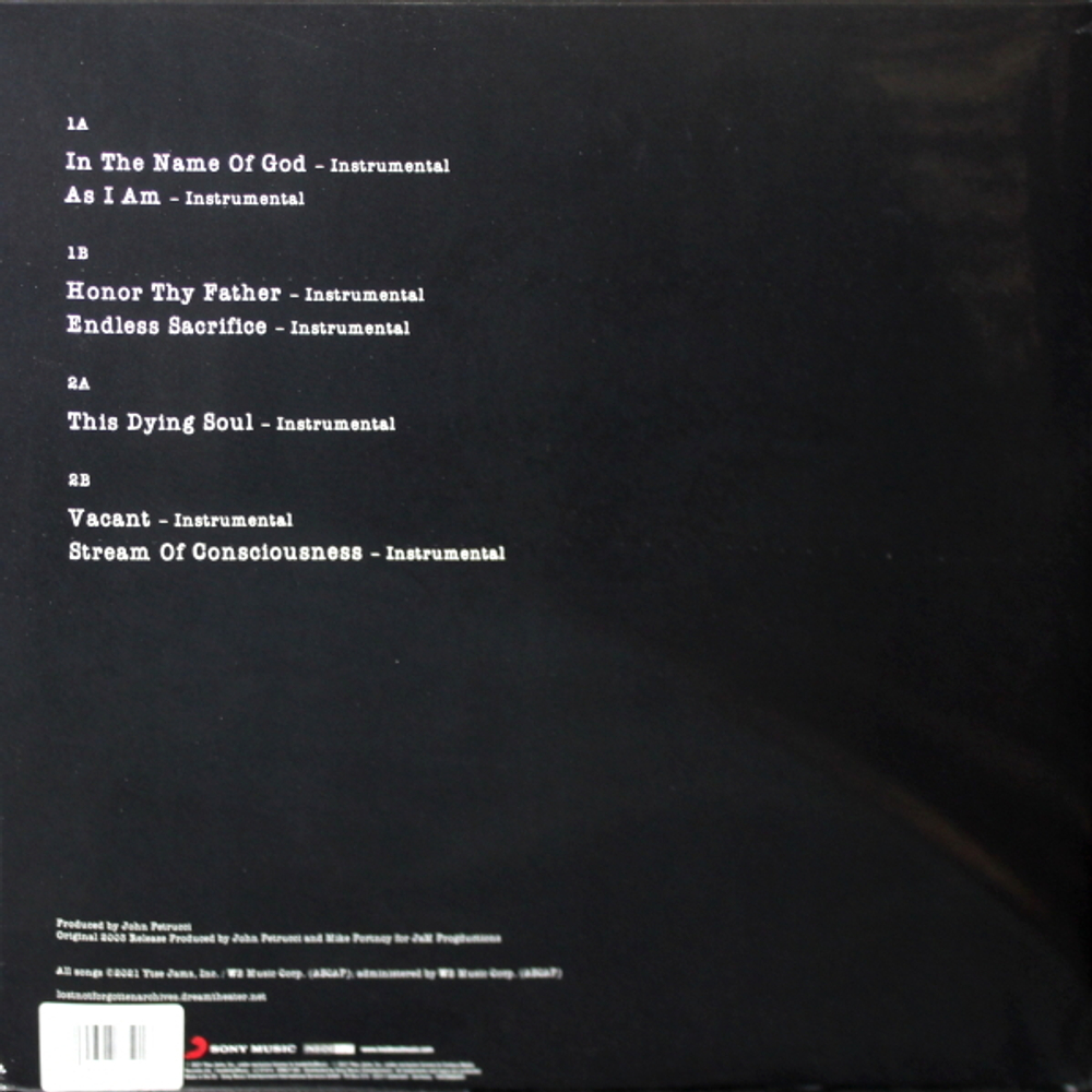 Dream Theater / Lost Not Forgotten Archives - Train Of Thought Instrumental Demos (2003)(Limited Edition)(Coloured Vinyl)(2LP+CD)