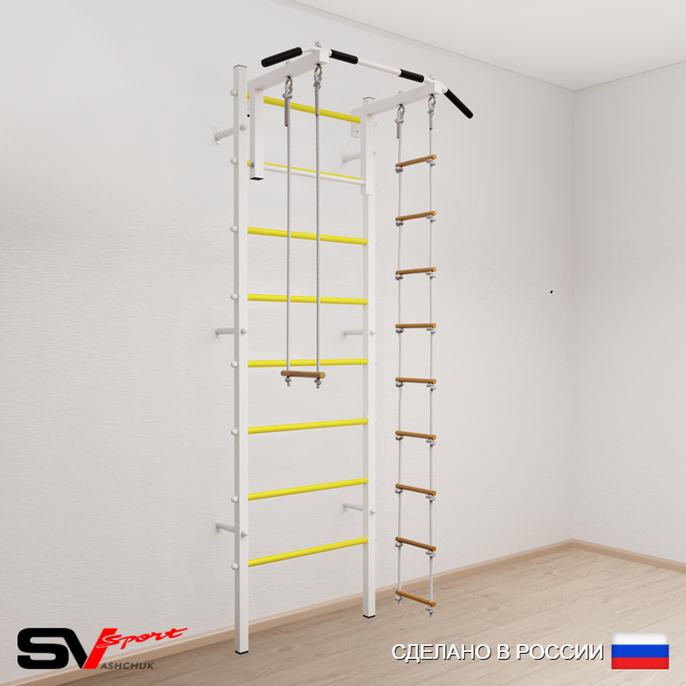 Шведская стенка Sv Sport 518 (Турник стандарт/Лестница/Трапеция)
