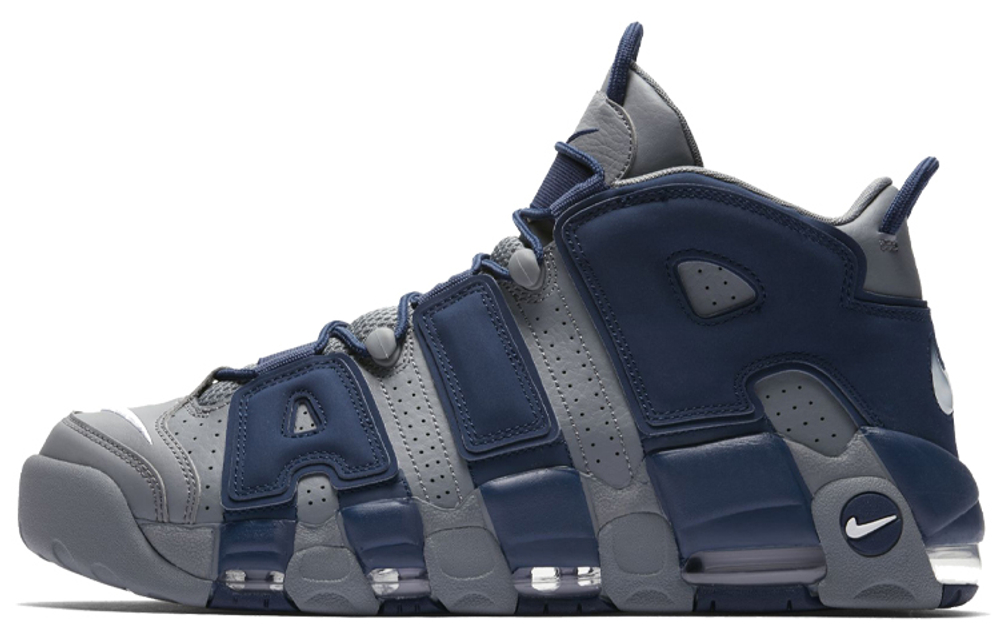 Кроссовки Nike Air More Uptempo "Cool Grey Midnight Navy"