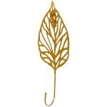 Крючок интерьерный металлический «ЛОФТ ТАМБЛ», лантана, цвет золото, 9*24,5см