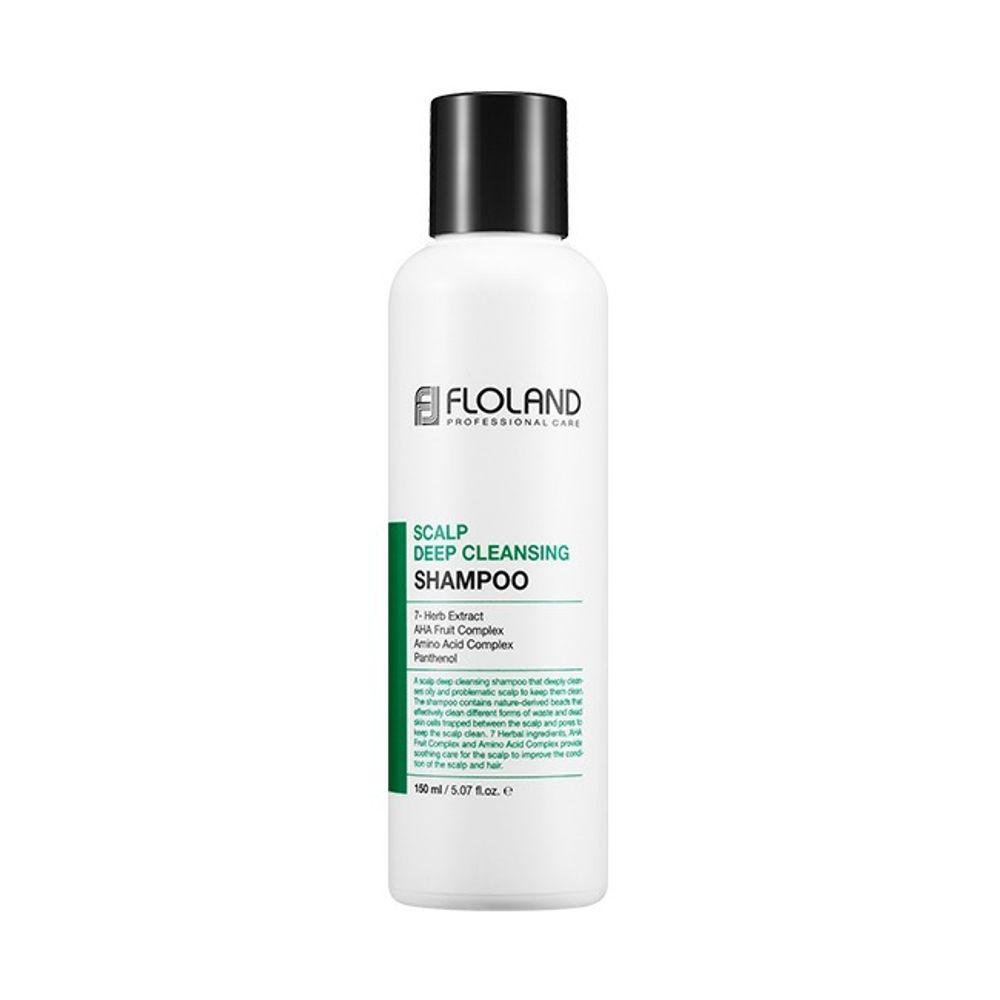 Floland Scalp Deep Cleansing Shampoo глубокоочищающий шампунь с кислотами