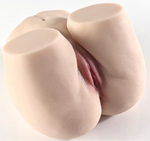 Мастурбатор реалистичный вагина и анус телесный 20 см