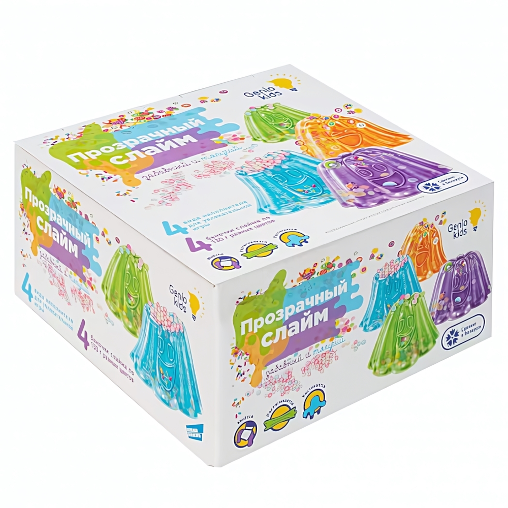 Набор "Мялка-жмялка" прозрачная (Genio Kids-art)