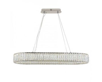 Подвесная люстра 42W 3100K-4000K 8240N/90 oval хром CRYSTAL Newport