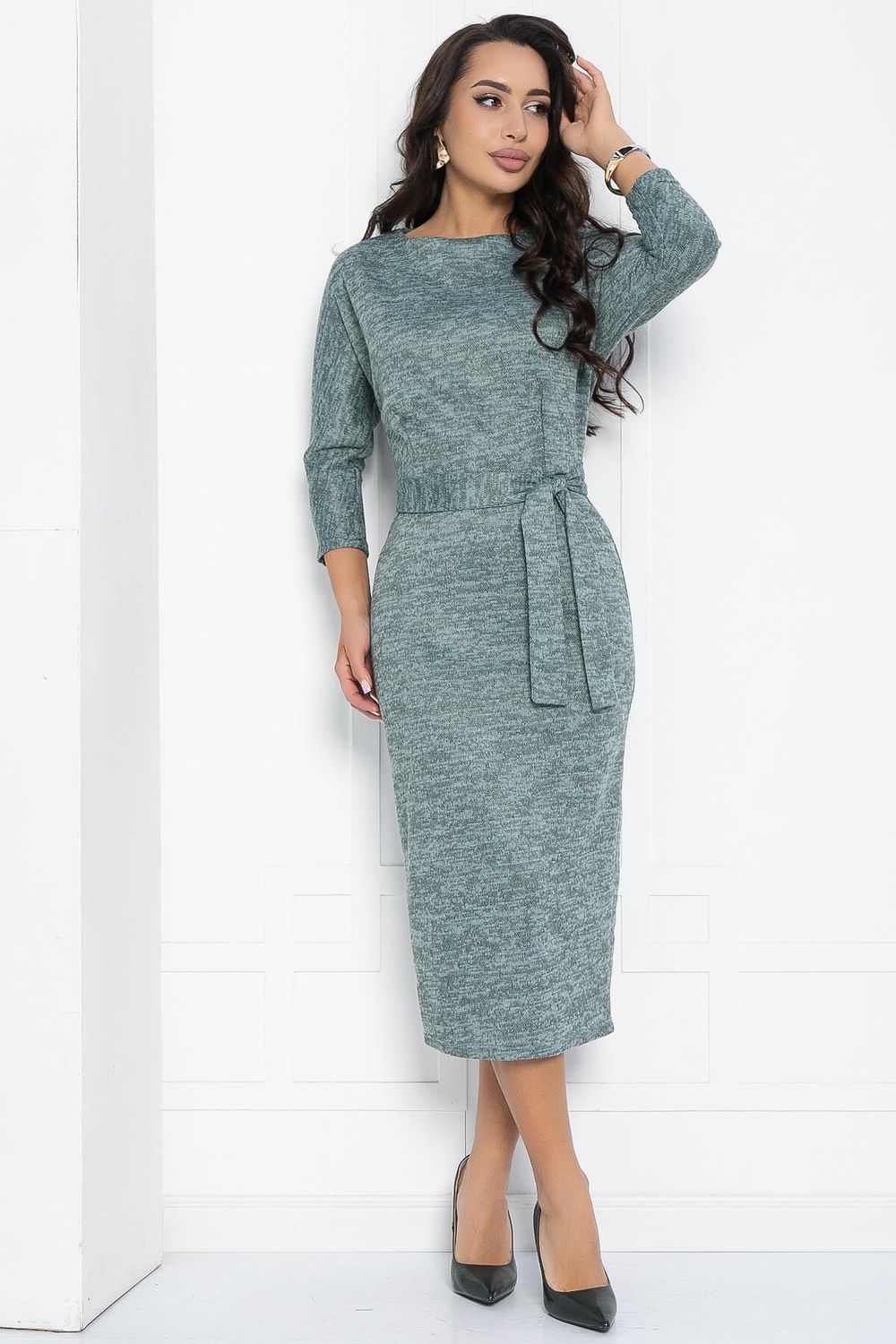 Платье Эврика (зеленое) П12345-10 LT Collection