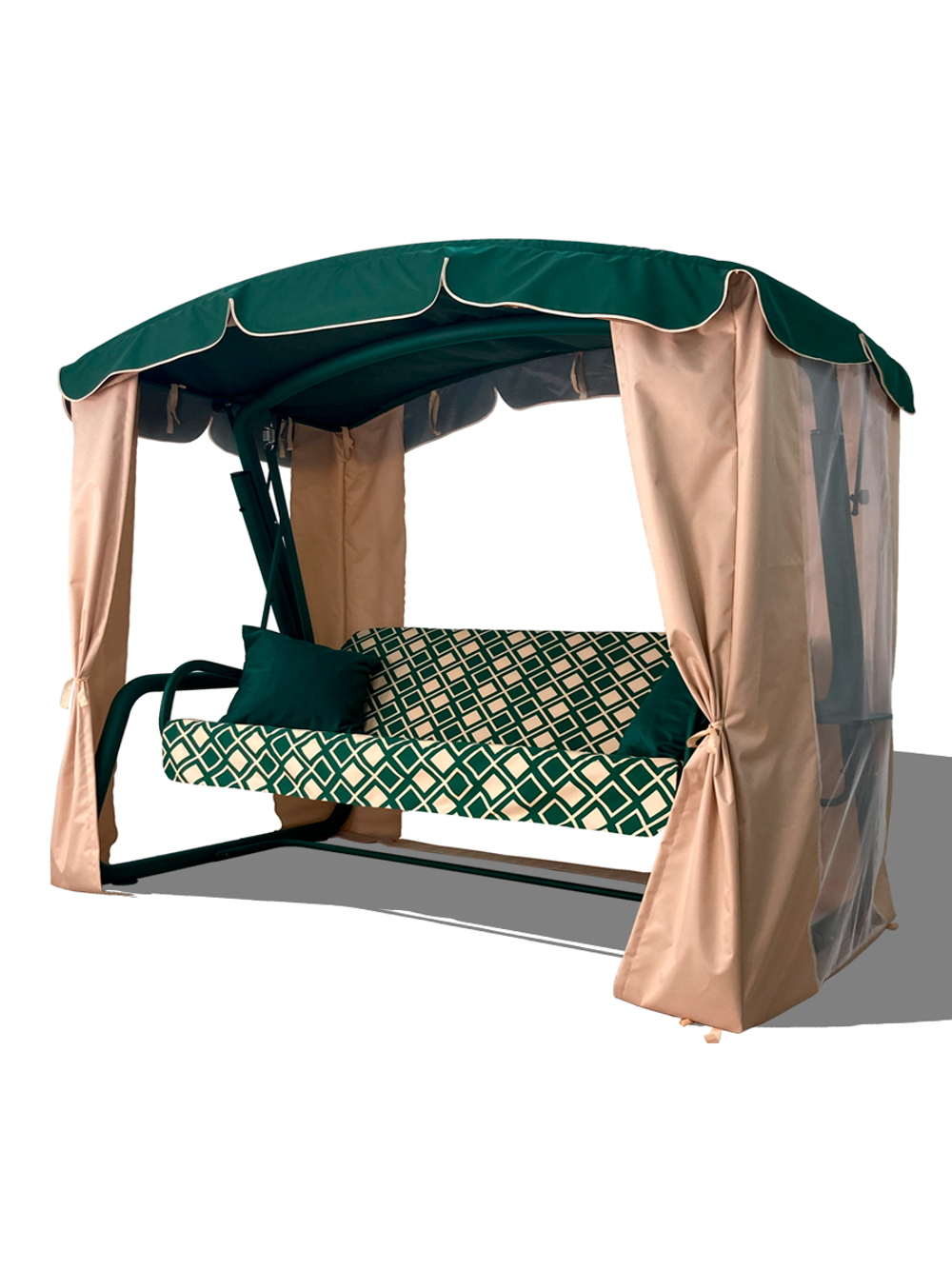 Садовые Качели Геометрия зеленый