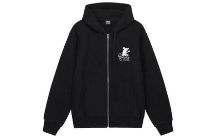 Толстовки Stussy FW22 Rat Zip Hoodie, 1974840-1