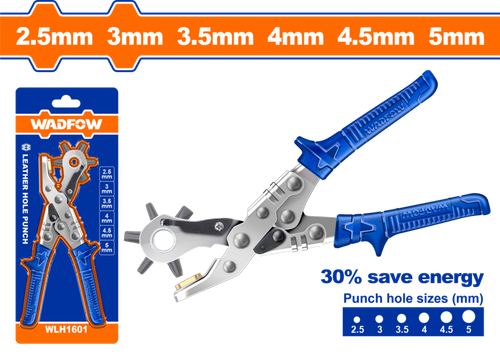 Дырокол для кожи 250 мм (12/48) WADFOW WLH1601