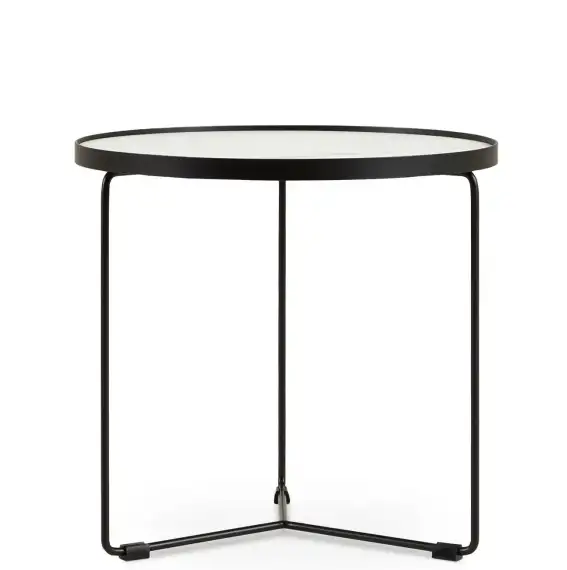 Журнальный столик Driade Ø50х38 см, белая керамика