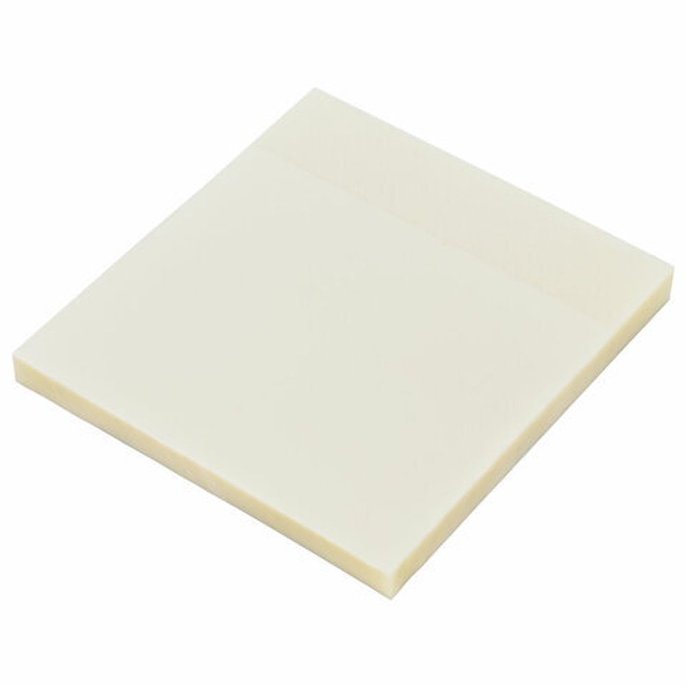 Блок самоклеящийся прозрачный (стикеры) BRAUBERG TRANSPARENT 76х76 мм, 100 листов, 115205