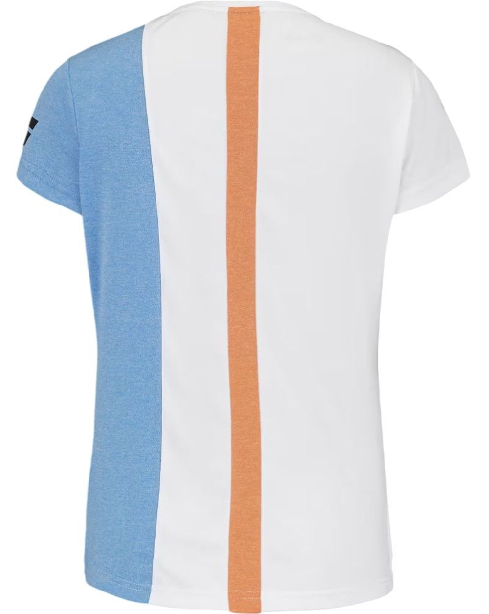 Футболка для девочки Babolat Play Cap Sleeve Top Girl - white/blithe blue
