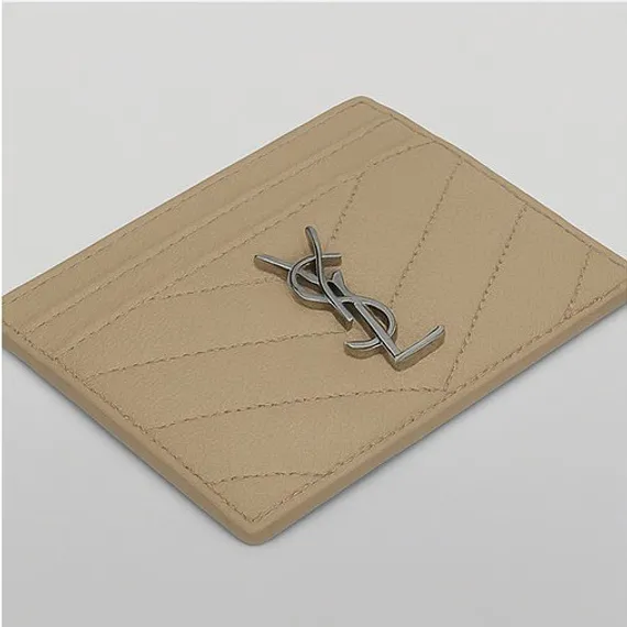 Держатель для карт Saint Laurent CASSANDRE MATELASSÉ GRAIN DE POUDRE