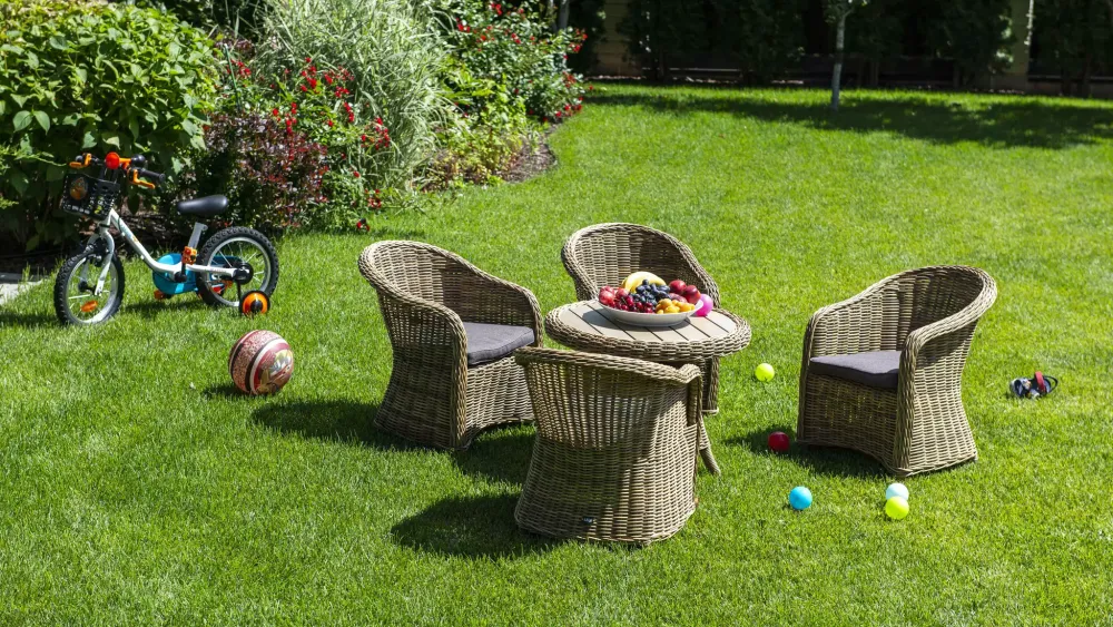 "Тильда" обеденная группа детская плетеная