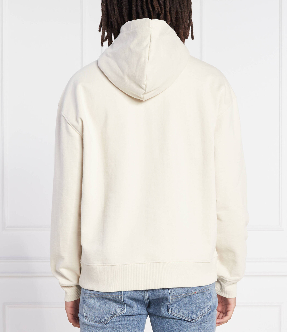 Худи shrunken badge hoodie CALVIN KLEIN JEANS - бежевый(J30J321879)