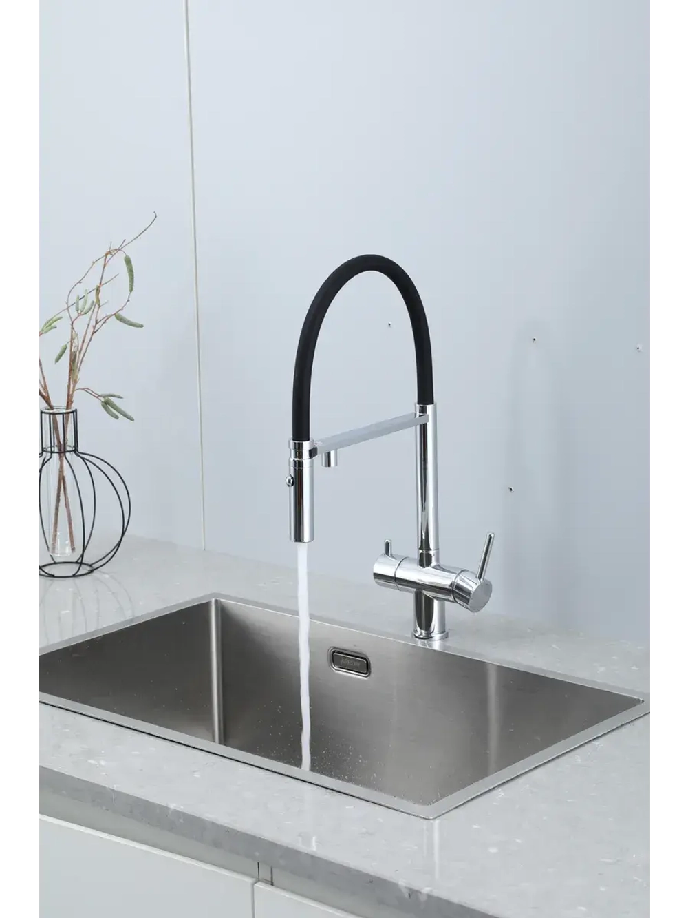 Смеситель для кухни с подключением к фильтру Gappo G4397-80